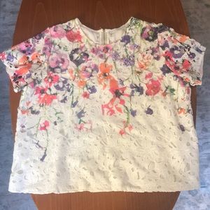 Anne Fontaine lace top size 44 size 14 size XL